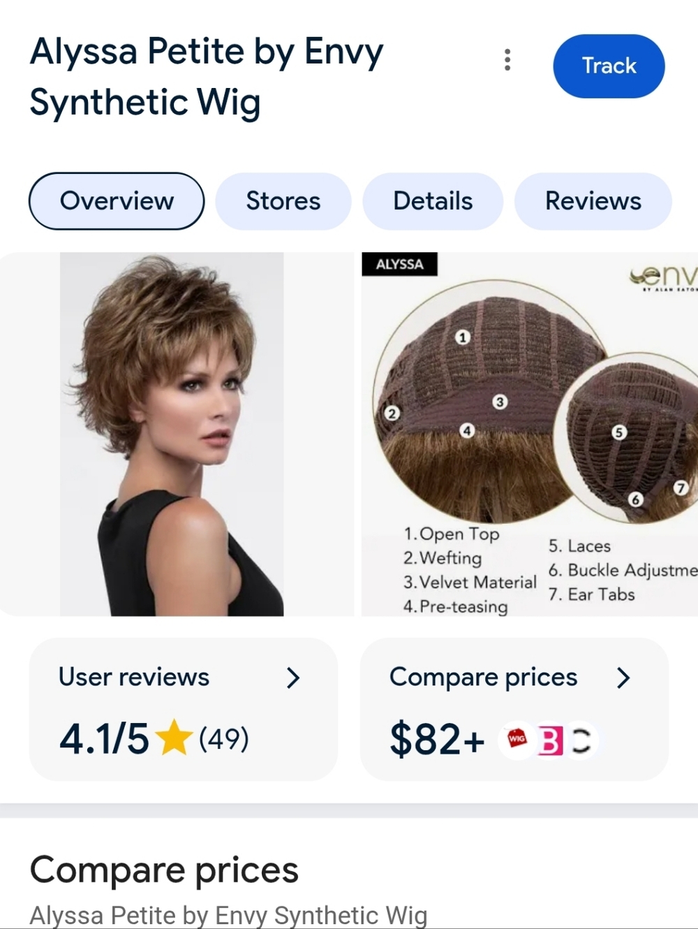 Natural-Look Short Layered Women’s Wig - Brown By ENVY WIGS - Picture 11 of 11